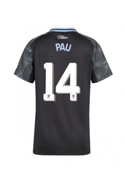 Aston Villa Pau Torres #14 Jalkapallovaatteet Naisten Vieraspaita 2025-26 Lyhythihainen Aston Villa Pau Torres #14 Jalkapallovaatteet Naisten Vieraspaita 2025-26 Lyhythihainen